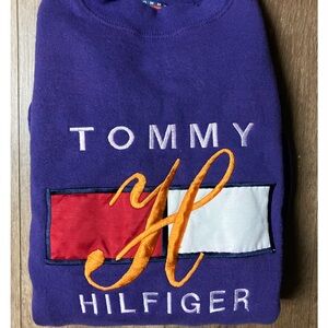 Tommy Hilfiger Purple Red Graphic Hoodie